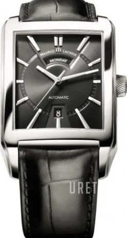 Pontos Svart/Läder Ø42.3 mm