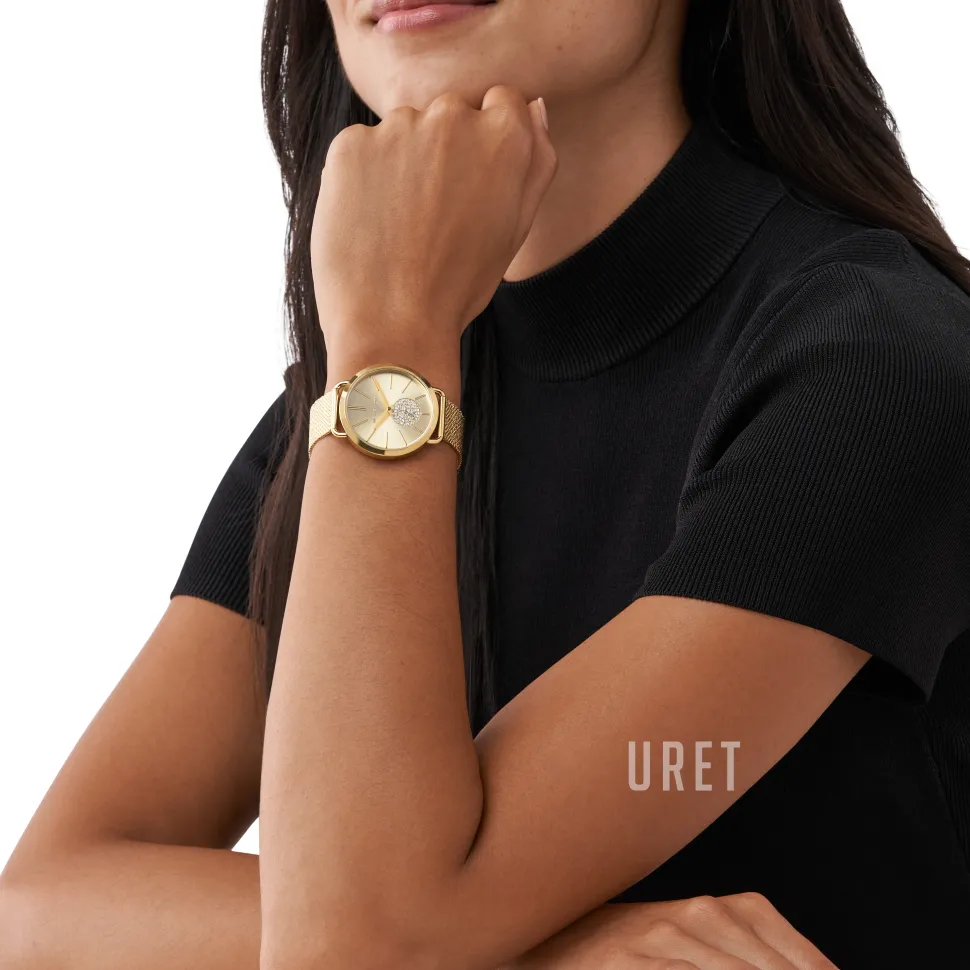 Portia Guldtonad/Guldtonat stål Ø36 mm