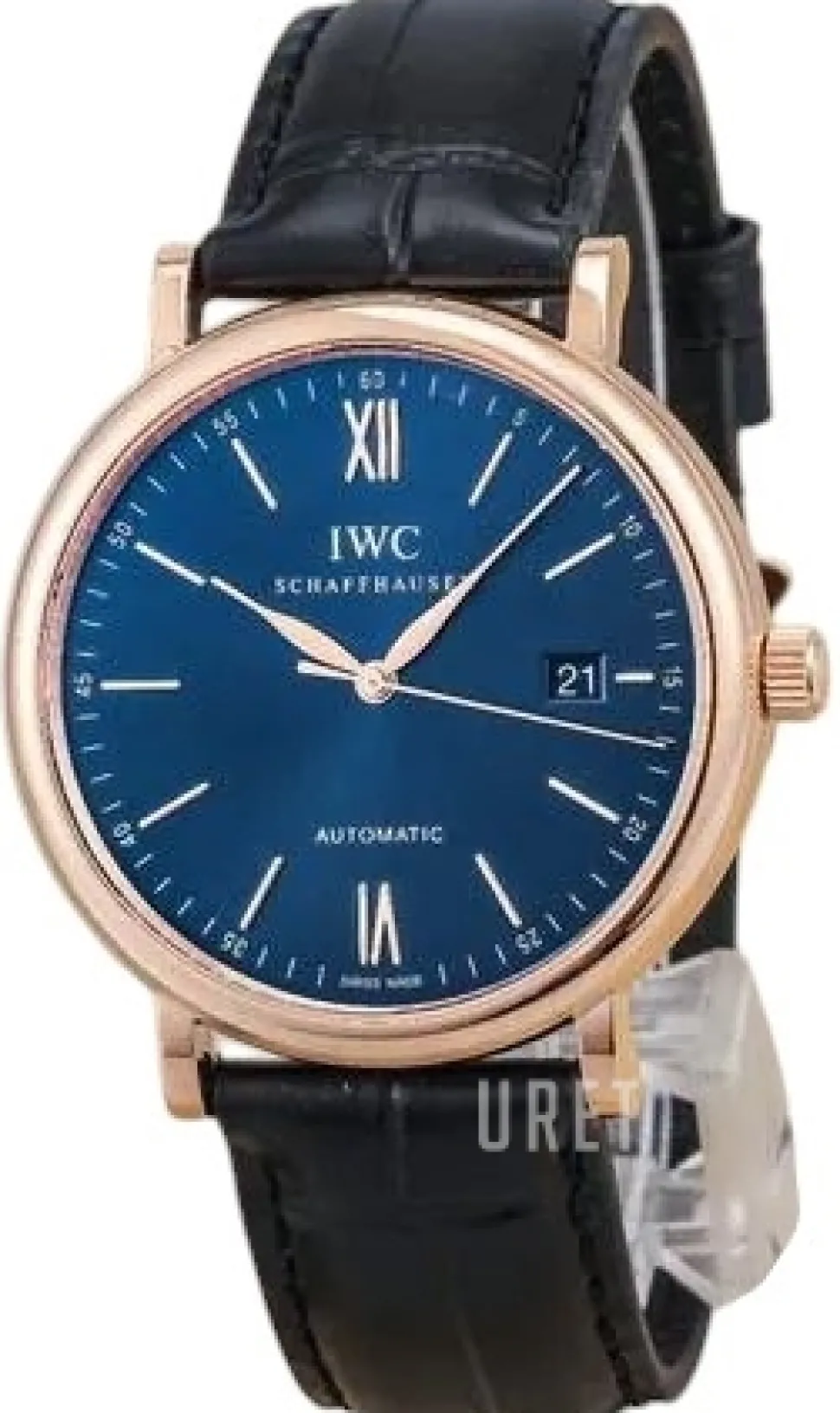 Portofino Blå/Läder Ø40 mm