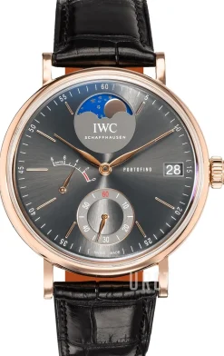 Portofino Grå/Läder Ø45 mm