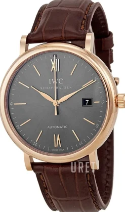 Portofino Grå/Läder Ø40 mm