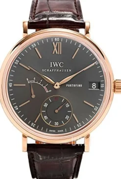 Portofino Hand-Wound 8 Days Grå/Läder Ø45 mm