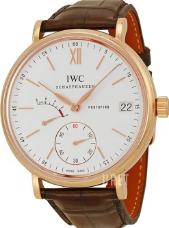 Portofino Silverfärgad/Läder Ø45 mm