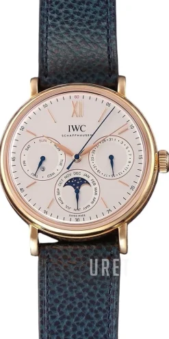 Portofino Vit/Läder Ø40 mm