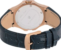 Potenza Blå/Läder Ø42 mm