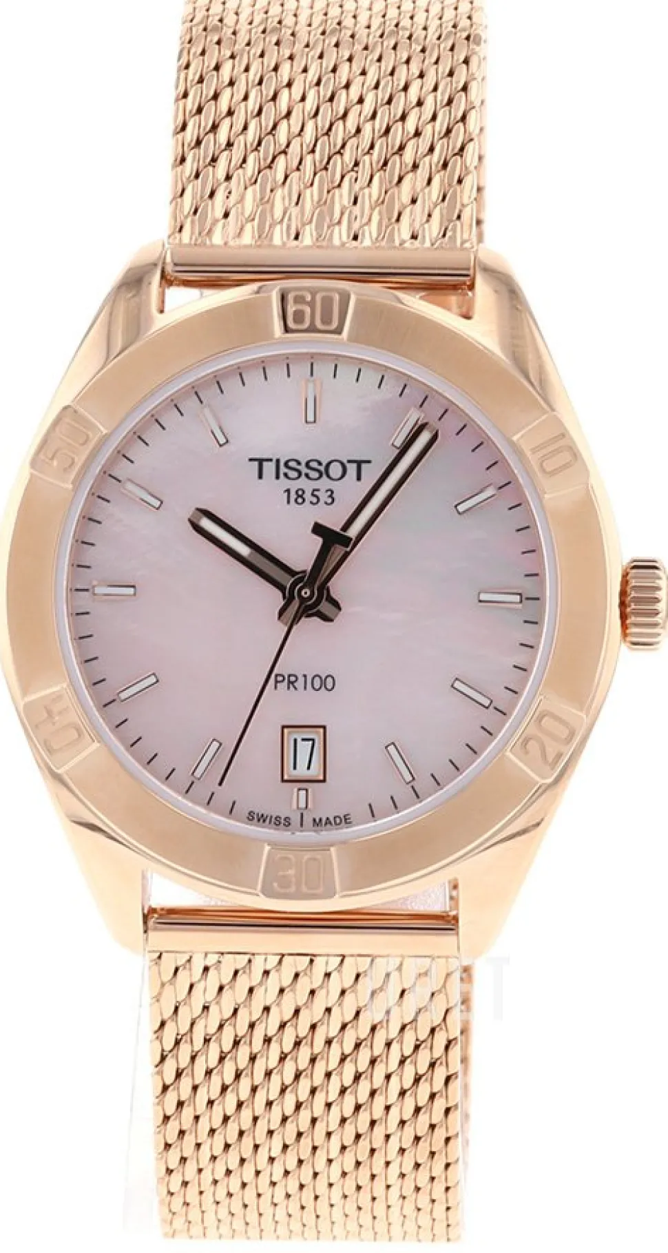 Pr 100 Rosa/Roséguldstonat stål Ø36 mm