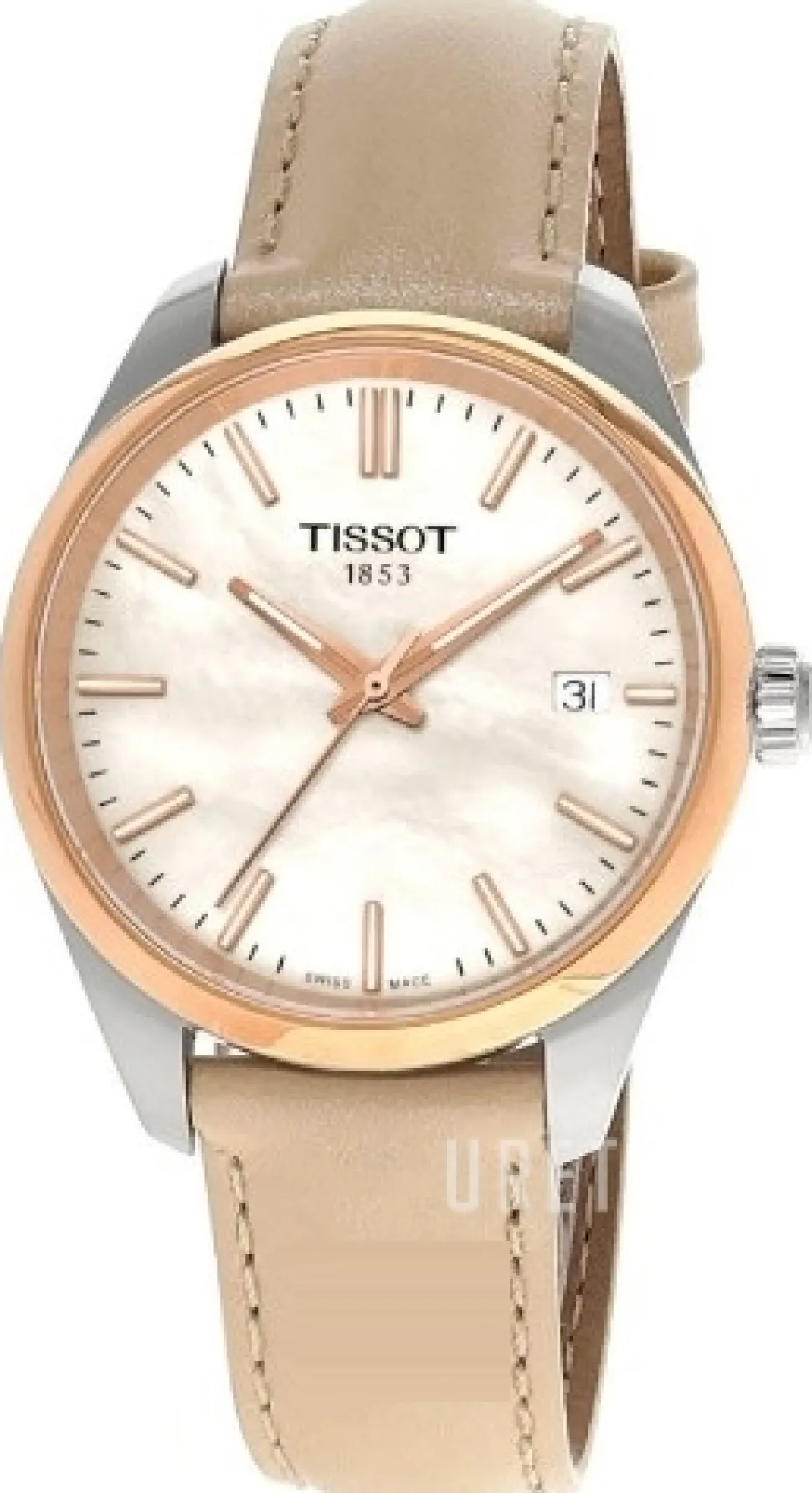 Pr 100 Vit/Läder Ø34 mm