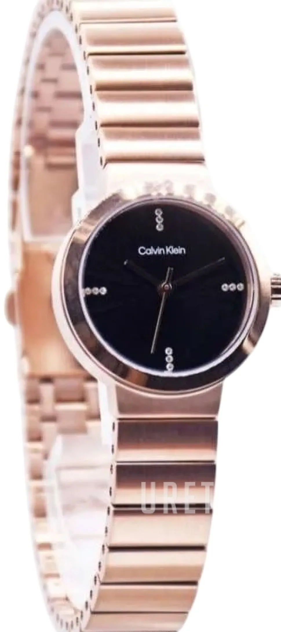 Precise Svart/Roséguldstonat stål Ø25 mm