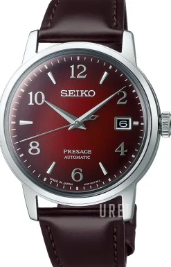 Presage Röd/Läder Ø38.5 mm