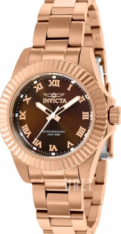 Pro Diver Brun/Roséguldstonat stål Ø34 mm