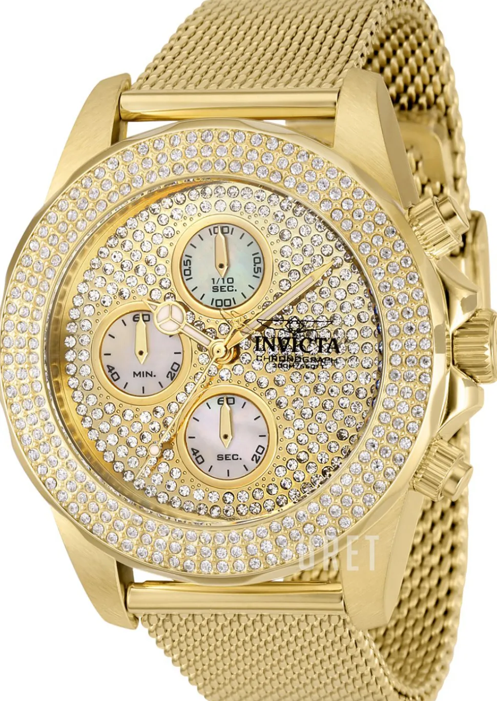 Pro Diver Guld/Gulguldtonat stål Ø40 mm