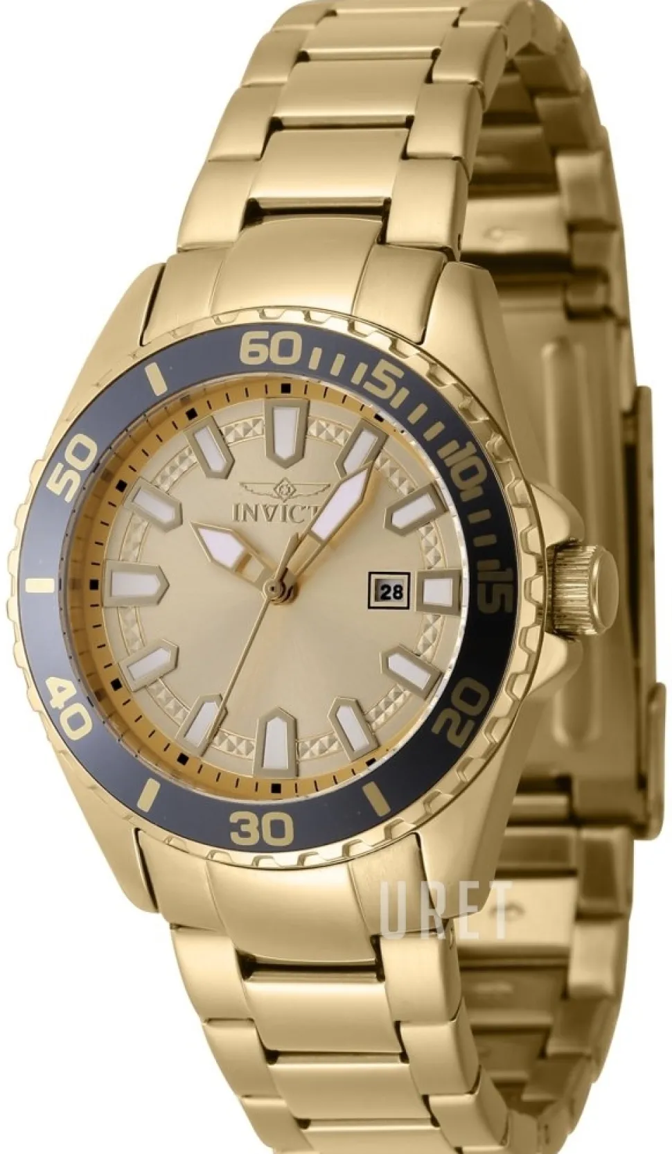 Pro Diver Guldtonad/Guldtonat stål Ø34 mm