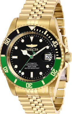 Pro Diver Svart/Gulguldtonat stål Ø42 mm