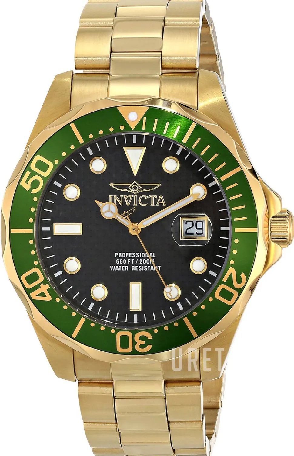 Pro Diver Svart/Gulguldtonat stål Ø47 mm