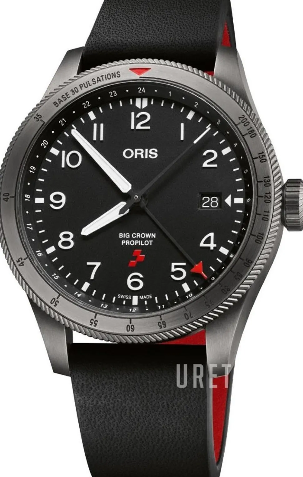 Propilot Svart/Läder Ø41.5 mm