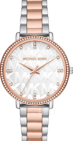 Pyper Silverfärgad/Roséguldstonat stål Ø38 mm