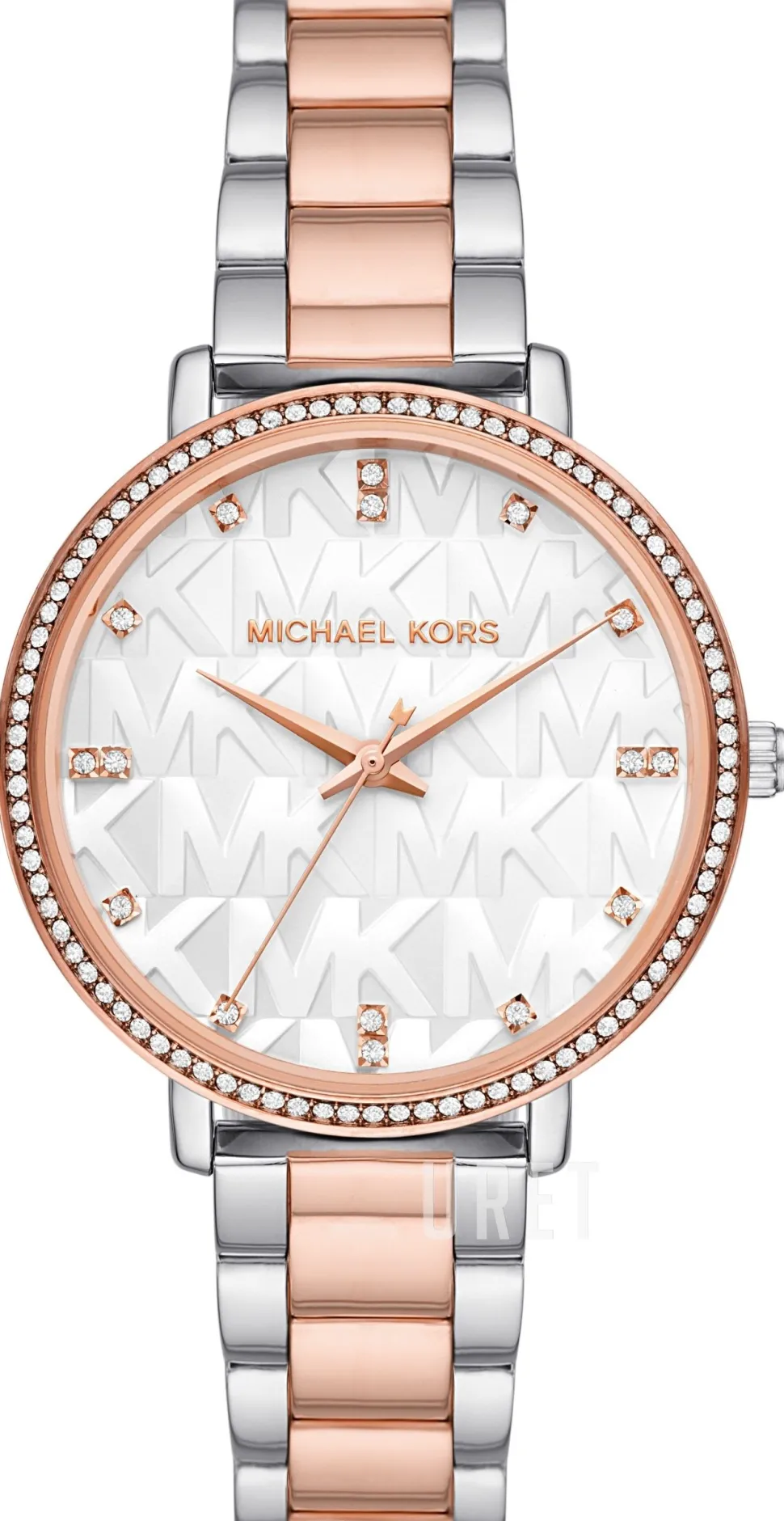 Pyper Silverfärgad/Roséguldstonat stål Ø38 mm