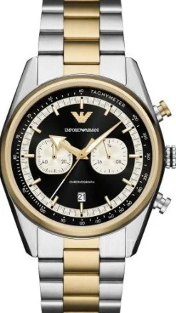 Racer Svart/Gulguldtonat stål Ø42 mm