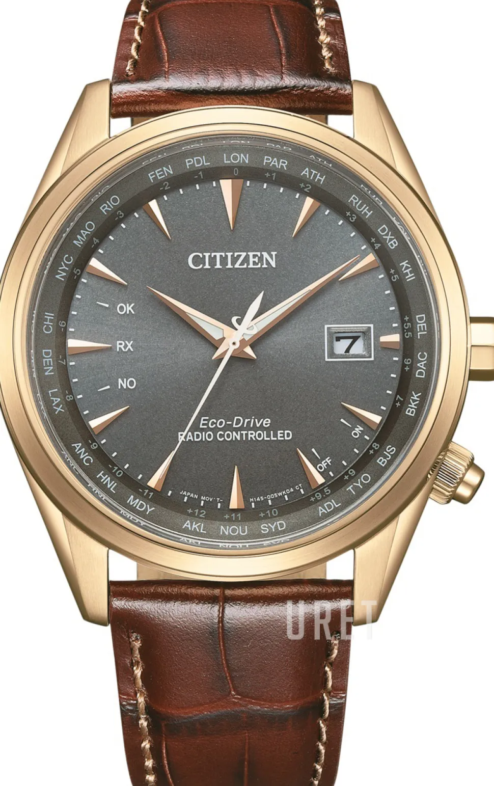 Radio Controlled Grå/Läder Ø43 mm