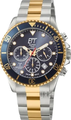 Radio-Controlled Blå/Gulguldtonat stål Ø44 mm