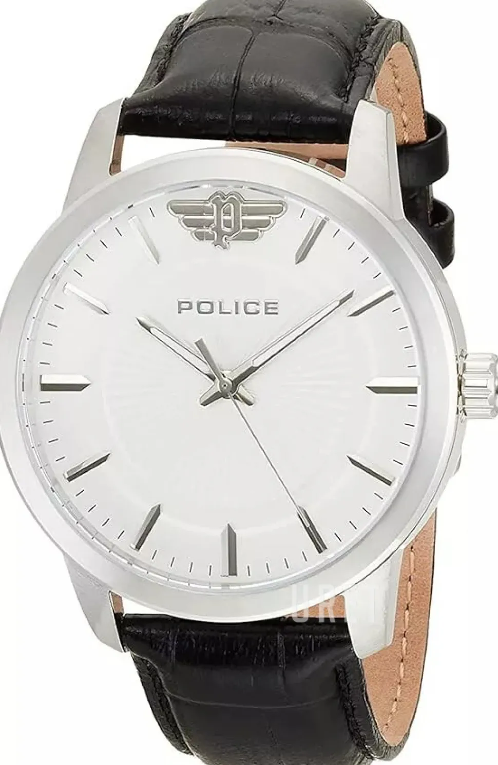 Raho Silverfärgad/Läder Ø44 mm