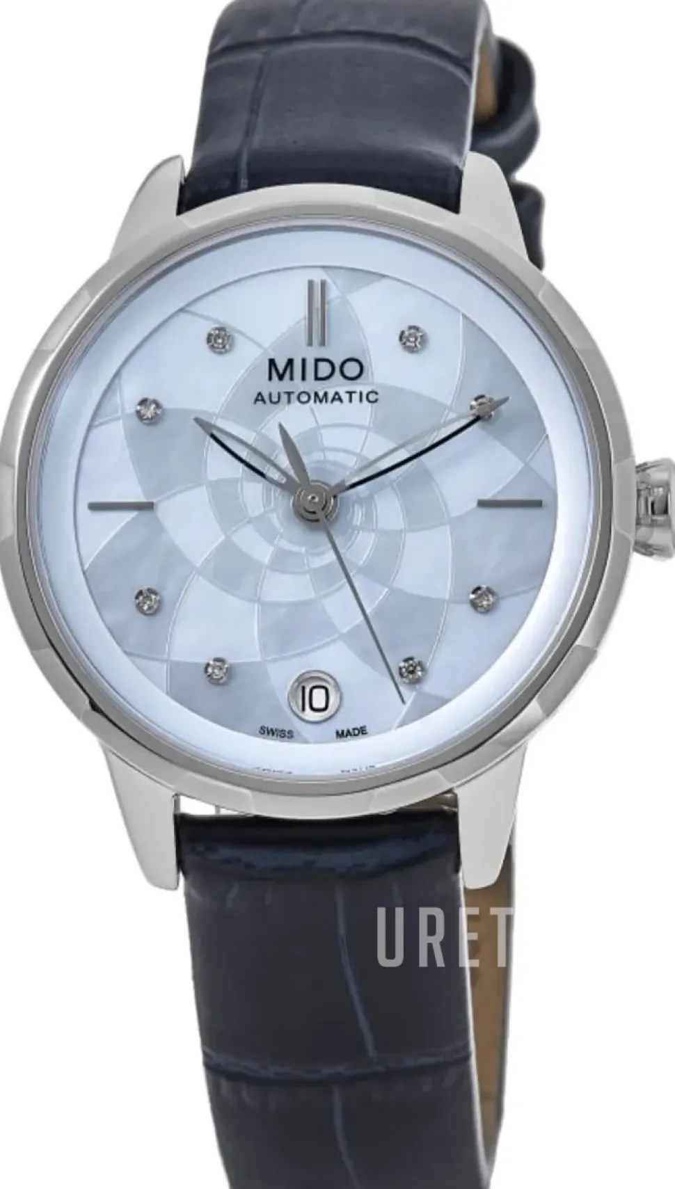 Rainflower Blå/Läder Ø34 mm