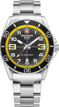 Raptor Svart/Stål Ø42 mm