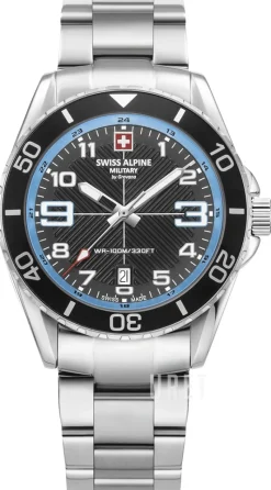 Raptor Svart/Stål Ø42 mm