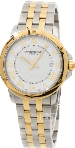 Raymond Tango Vit/Gulguldtonat stål Ø39 mm