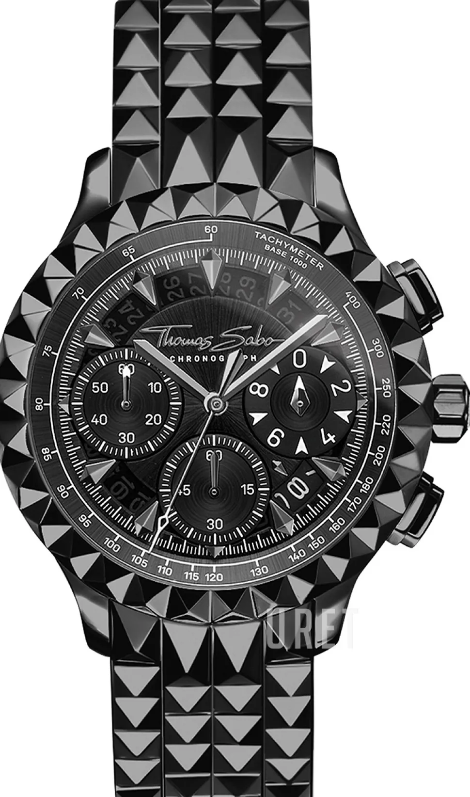 Rebel Svart/Stål Ø43 mm