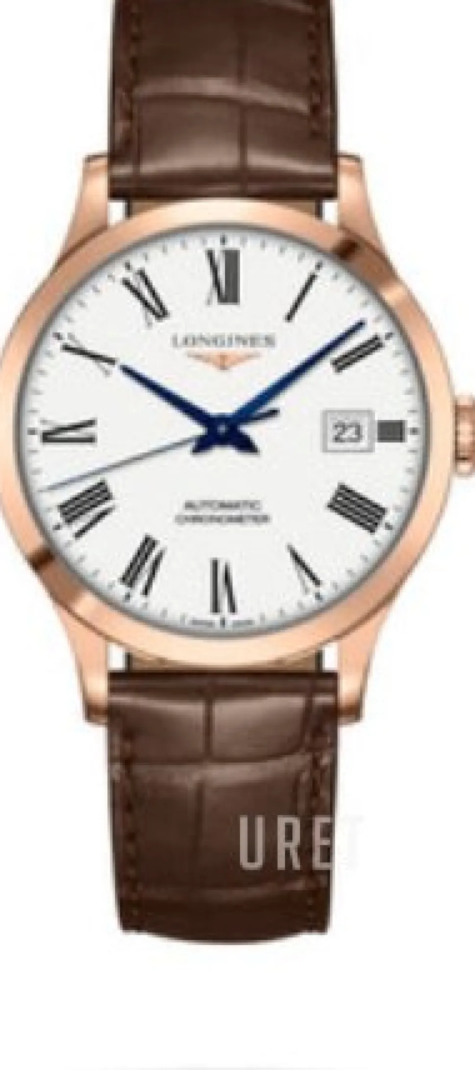 Record Vit/Läder Ø38.5 mm