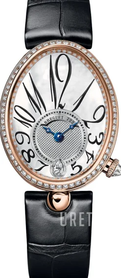 Reine De Naples Vit/Läder Ø28.45 mm