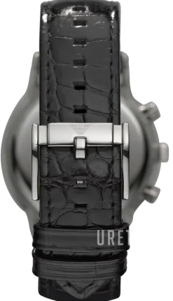 Renato Svart/Läder Ø43 mm