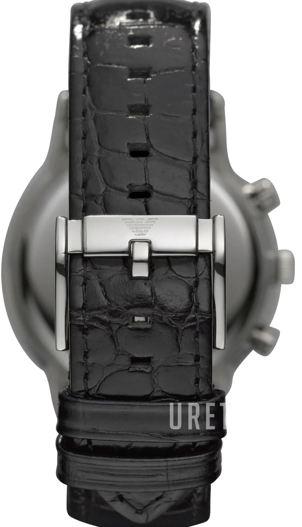 Renato Svart/Läder Ø43 mm