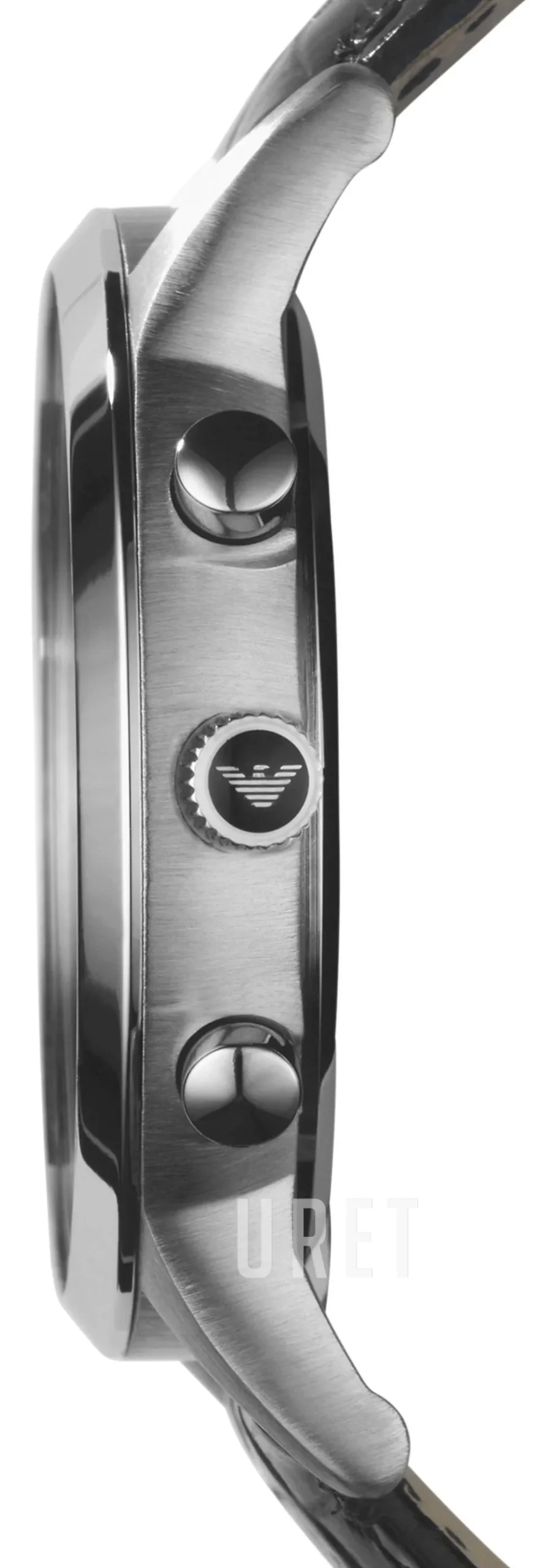 Renato Svart/Läder Ø43 mm