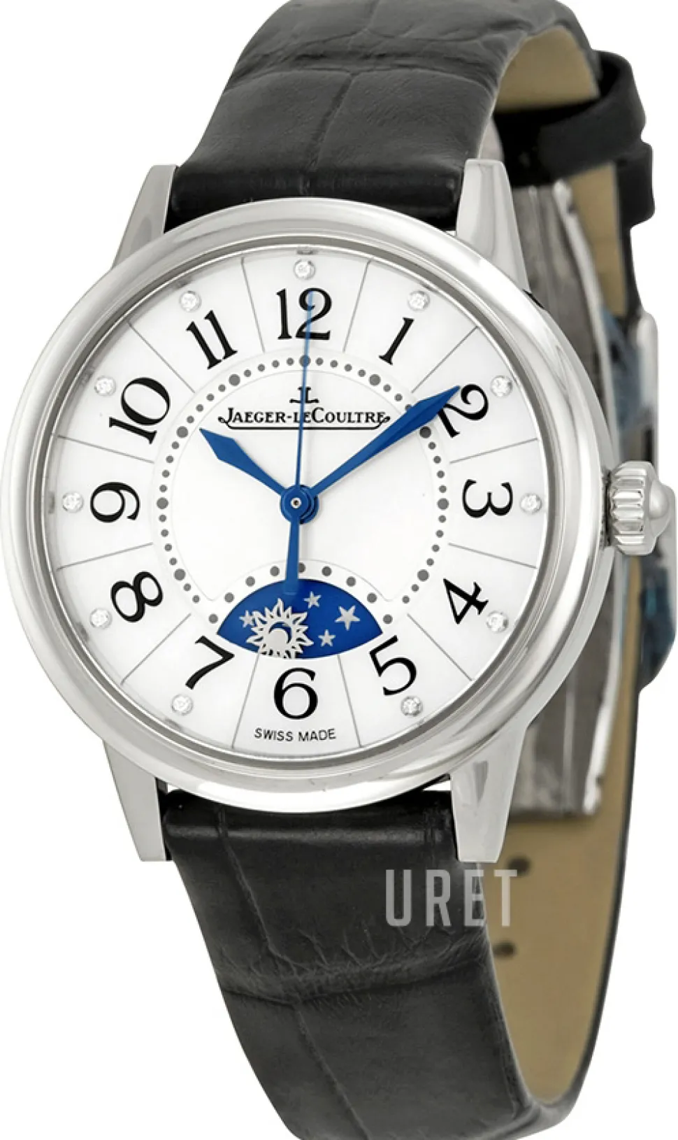 Rendez-Vous Night & Day Stainless Steel Silverfärgad/Läder Ø29 mm