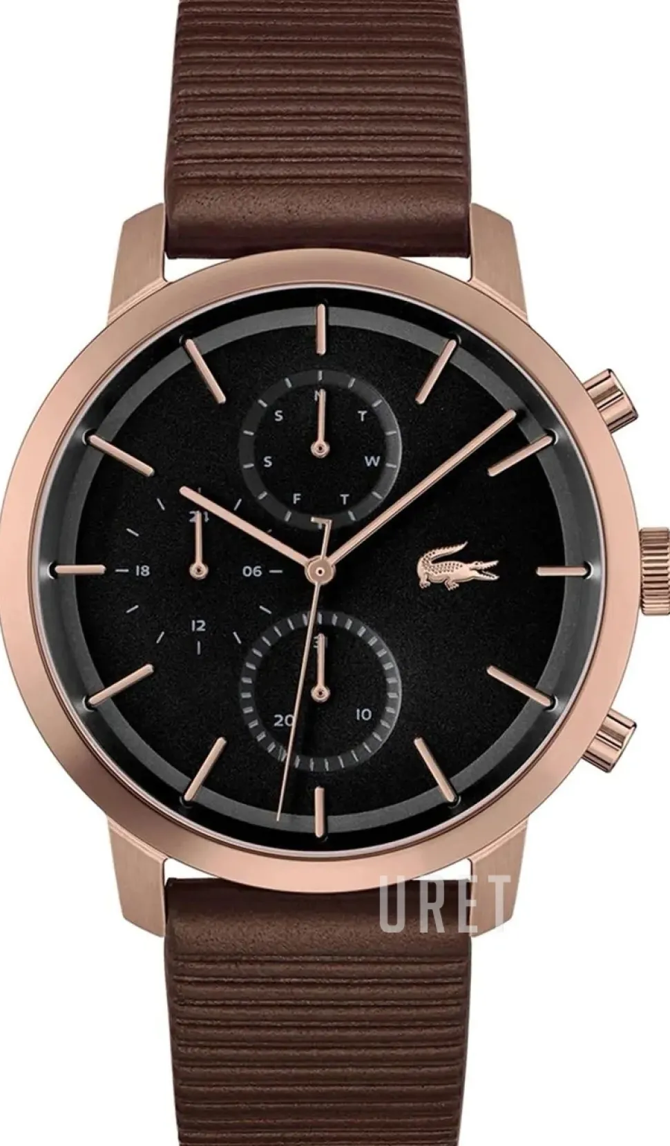 Replay Svart/Läder Ø44 mm