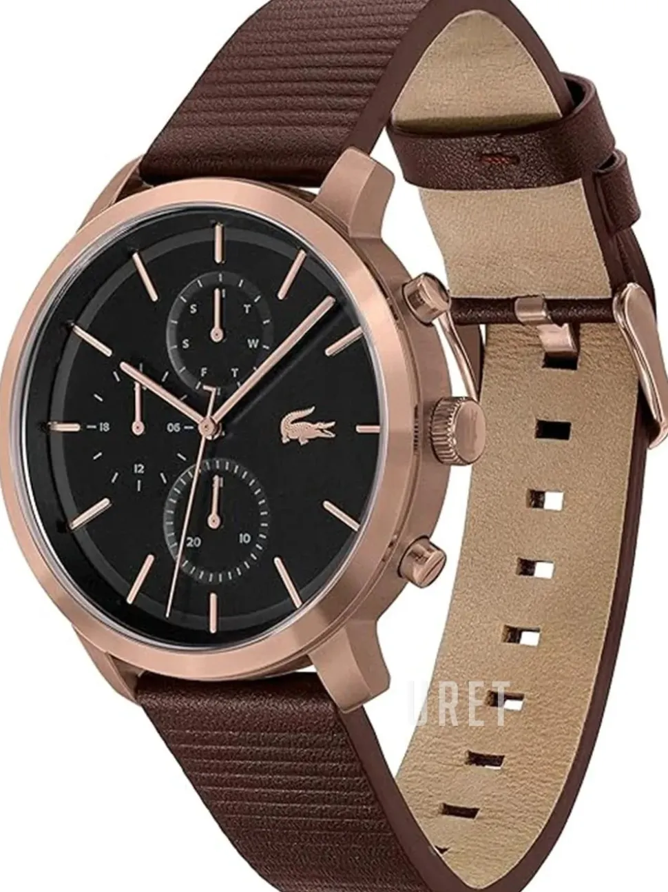 Replay Svart/Läder Ø44 mm