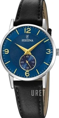 Retro Blå/Läder Ø29 mm