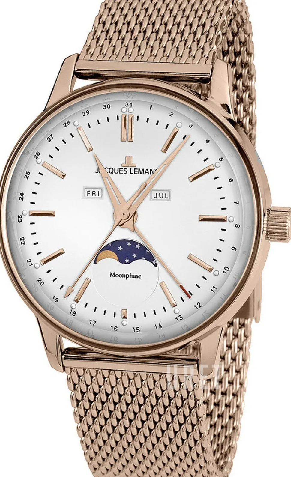 Retro Classic Vit/Roséguldstonat stål Ø38 mm