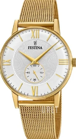 Retro Silverfärgad/Gulguldtonat stål Ø36 mm