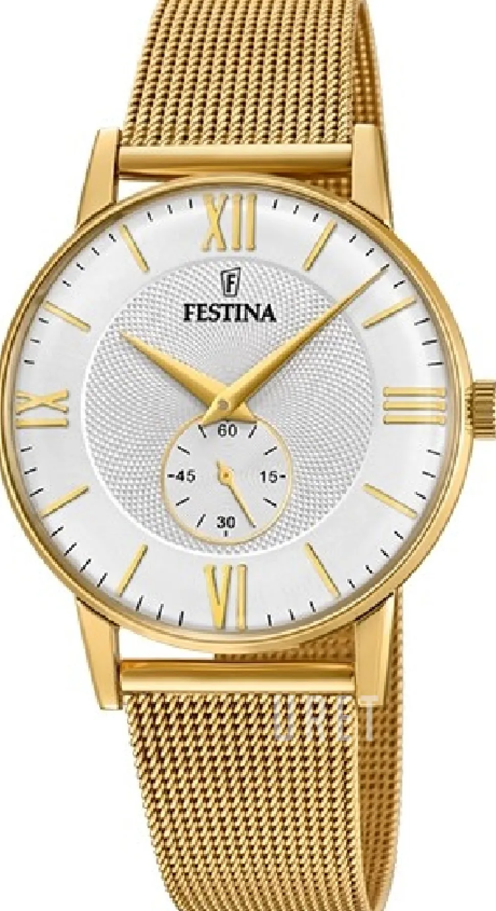 Retro Silverfärgad/Gulguldtonat stål Ø36 mm