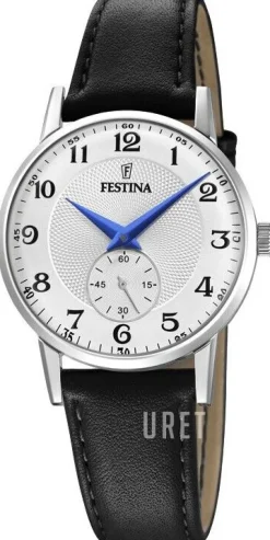 Retro Silverfärgad/Läder Ø29 mm