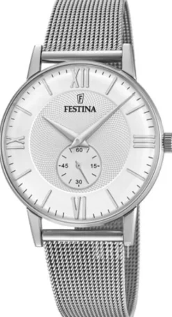 Retro Silverfärgad/Stål Ø36 mm