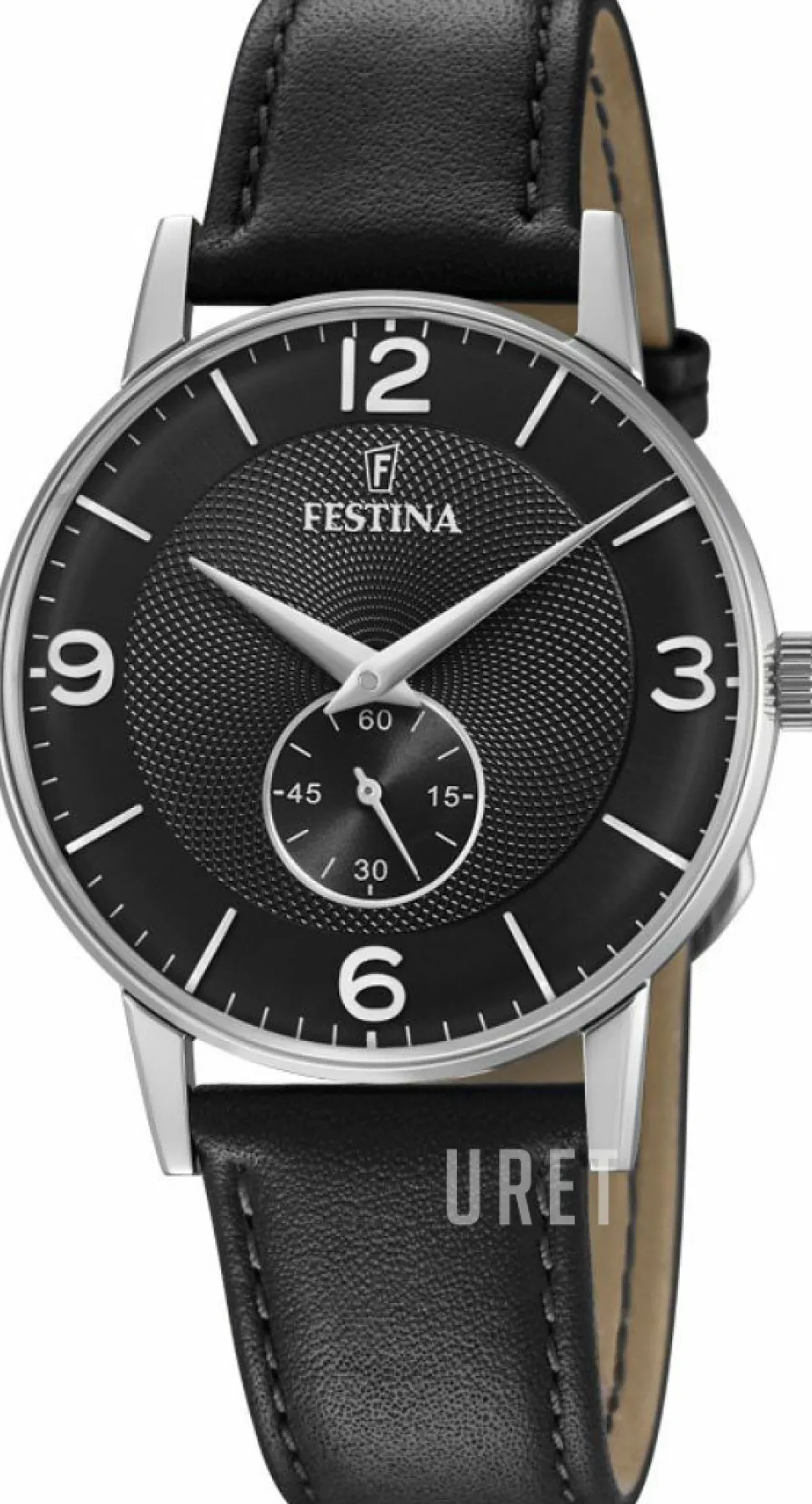 Retro Svart/Läder Ø36 mm