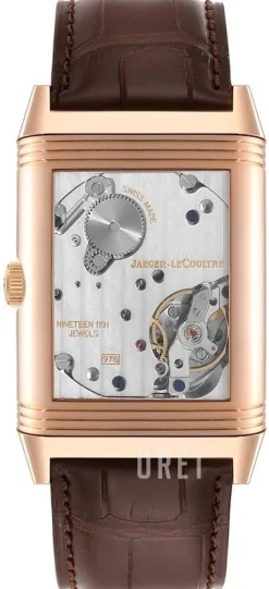 Reverso Classique Grande 976 Vit/Läder 48.5x30 mm