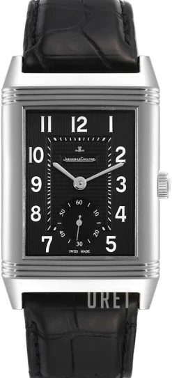 Reverso Classique Grande 976 Svart/Läder 48.5x30 mm
