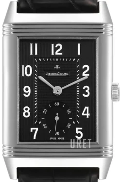 Reverso Classique Grande 976 Svart/Läder 48.5x30 mm