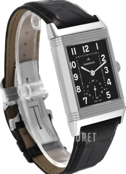 Reverso Classique Grande 976 Svart/Läder 48.5x30 mm