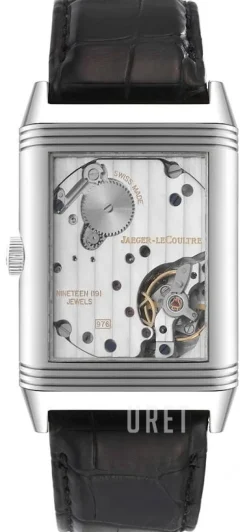 Reverso Classique Grande 976 Vit/Läder 48.5x30 mm